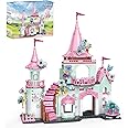 Princess Toy Castle Building Set 740 Pieces Girls Castle Playset for Kids Age 6 7 8 9 10 11 12+ Adventure Palace Construction Toys Birthday Gift Creative & Inspired Toys