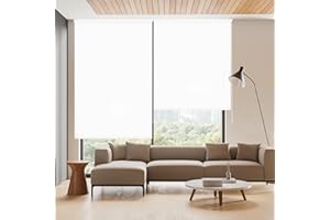 Blindecor Ara | Tenda a rullo traslucida tinta unita - Bianco, 180 x 250 cm (Larghezza x Altezza) | Dimensioni del tessuto 177 x 245 cm | Tenda per interne