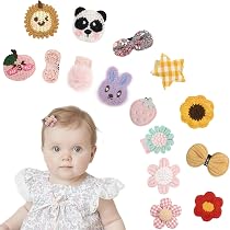 Haarspangen Mit Schleife Für Babys & Mädchen – 20 Stück, Bunte Krokodilklemmen, Ca. 7 Cm, Weich & Gemütlich