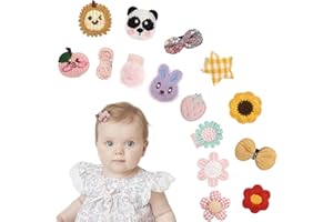 ‎MIDODO MiDoDo Baby-Haarnadel, Mini-Schleife für neue, rutschfeste Haarspangen, Haaraccessoires für Babys und Mädchen
