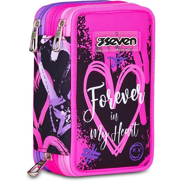 Herlitz® Astuccio scolastico a camera singola | Cerniera | Organizer per borsa per cosmetici Tubo per penne matite accessori | Bambini Gioventù robusto | Ragazze Mix I, Mix, Jeden Rozmiar, Mescolare