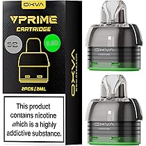 Oxva vPRIME Pods [0.8 | 1418W]  2 Pack  Compatible with Oxva vPRIME Kit   8 Options Available  No Nicotine: Amazon.co.uk: Electronics & Photo