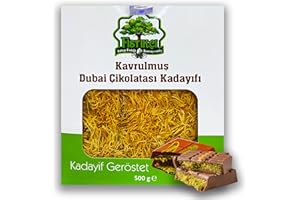 ‎GUSTOLUX 500g Kadayif Engelshaar Teigfäden für Dubai Schokolade, Süßigkeiten, Baklava
