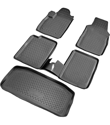Set Tappeti su Misura Auto Tappetini in Moquette con battitacco compatibili con Panda 169 dal 2003 al 2012