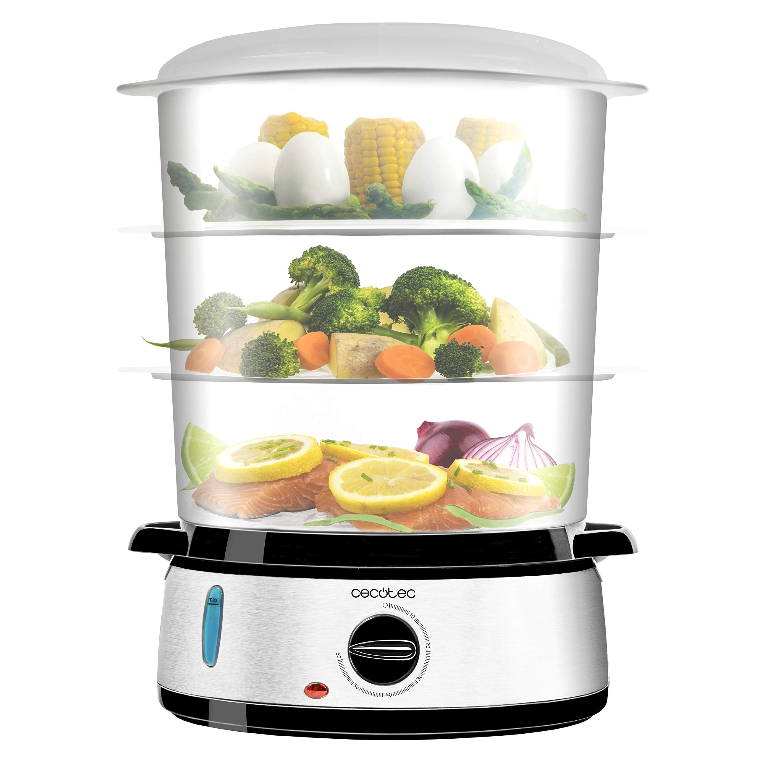 Cecotec Vapovita 3000 Inox vaporera eléctrica