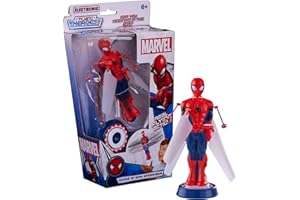 Character Options Flying Heroes Hover and Spin Spider-Man action toy, Electronic real flying action! Hand-controlled hover action, Boys aged 6+, Red
