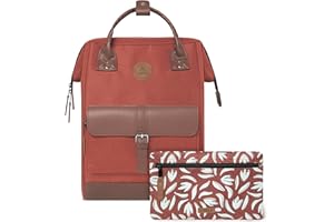 CABAÏA CABAIA - Sac à Dos Adventurer San Cristobal - Medium 18L - Déperlant - Compartiment Ordinateur Portable 13-2 Poches - Certifié Vegan - Sac Voyage, Affaires, École pour Homme et Femme - Bleu
