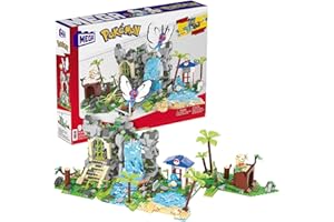 MEGA Pokémon Coffret de construction Voyage dans la Jungle de Pokémon avec 1 347 briques et pièces compatibles, Jouet Enfant, Dès 9 ans, HHN61