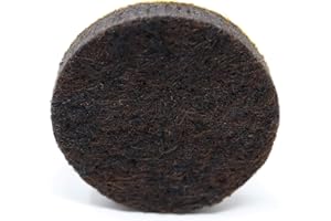 Adsamm® / 4 x patins en feutre extra forts / bruns / Ø 30 mm / rond / épaisseur 5,5 mm / patins glisseurs auto-adhésifs haut de gamme