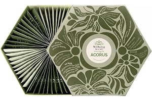 ACORUS Wellbeing Tea Set, Naturligt örtteservis med sex olika smaker i den vackra asken (60 tepåsar)
