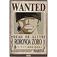 GB eye One Piece Wanted Zoro Wano 61 x 91.5cm / 24.2 x 35.8 inches Maxi Poster - Shipped Rolled - Art Poster - Wall Posters - Posters & Prints