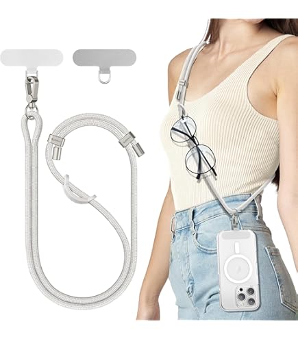 Cordino Regolabile Per Telefono SENLLY - Patch Ultrasottili, Nylon Morbido, Per Collo E Spalla - Foto 8