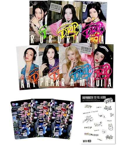 BABYMONSTER - Drip 1st Full Album (Zip Lock ver.) : Amazon.fr