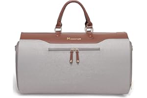 Modoker Handgepäck-Kleidersäcke für Reisen, wandelbarer Kleidersack mit Schultergurt für Männer und Frauen, 2-in-1 zum Aufhängen, Koffer, Anzug, Caramel, Damen Kleidersack MODOKER Laptop Rucksack