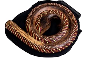 mienloco Didgeridoo Instrument rond Forme matériaux naturels Sac de voyage spirale Australie D2