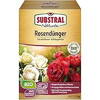Substral Naturen Bio Rosen, Organisch-mineralischer Volldünger für alle Rosengewächse, wirkt bis zu 12 Wochen, 1,7 kg