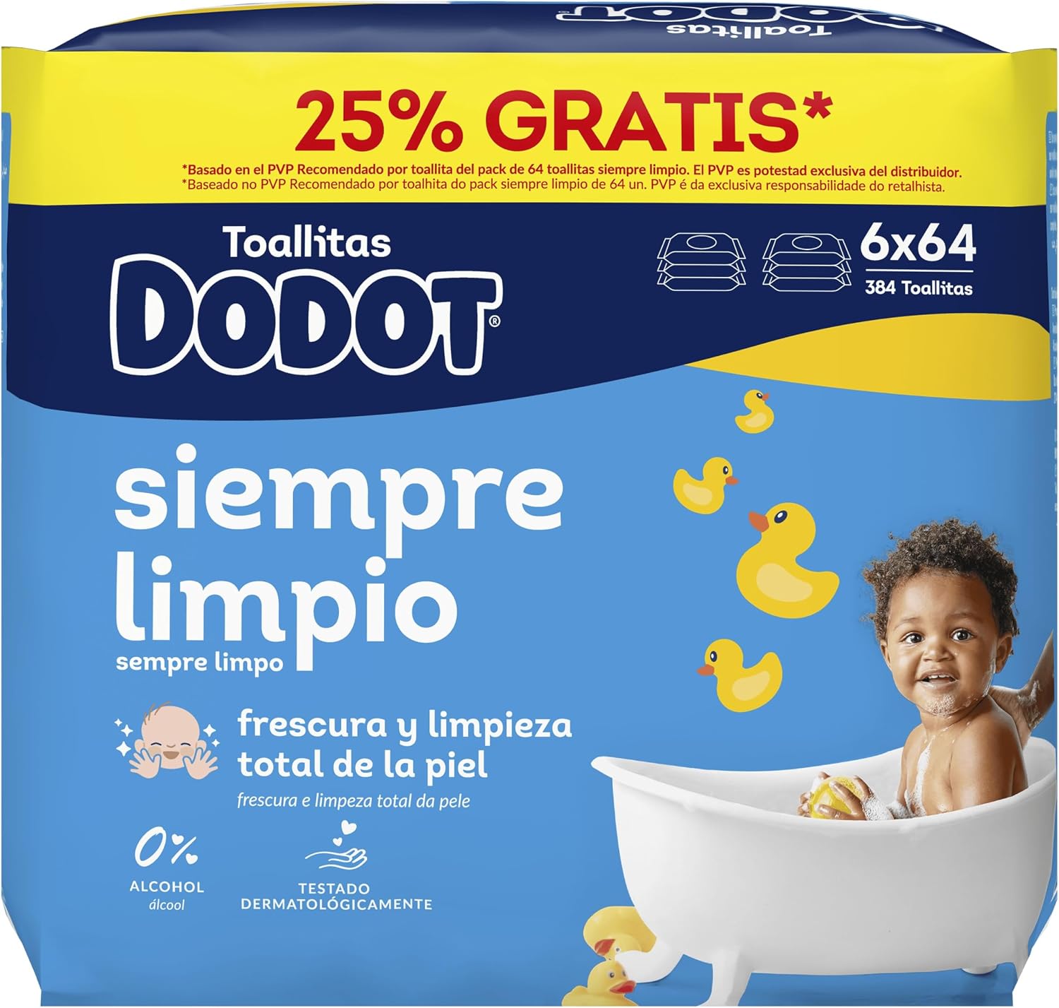 Dodot - Toallitas básico recambio 54 unidades - Analyse des détails et conception