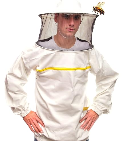 Imkeranzug, 1Set Kinder Anti-Biene Anzug Atmungsaktive for Bienenzucht Practicekid Kleidung Kultur Ausrüstung Und Handschuhe für Bienenstand & Garten(M Suit with S Gloves Imkeranzug, 1Set Kinder Anti-Biene Anzug Atmungsaktive for Bienenzucht Practicekid Kleidung Kultur Ausrüstung Und Handschuhe für Bienenstand & Garten(M Suit with S Gloves