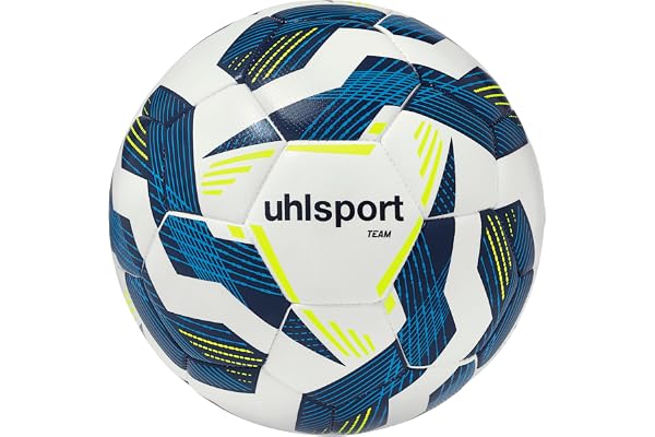 uhlsport Team Football Ballons de Foot d'équipe - Ballons d'entraînement durables pour l'entraînement d'équipe - Football pour Enfants et éveil, Taille 3, Taille 4 et Taille 5