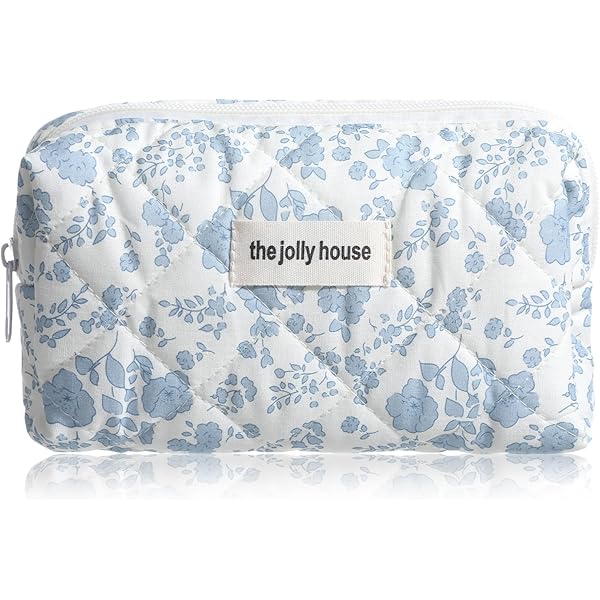 Trousse Aquillage Florale En Coton Trousse De Toilette Organisateur