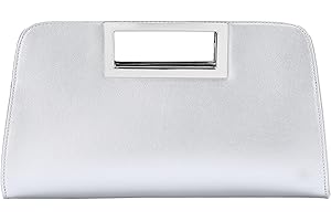 VASCHY Bolso Fiesta Mujer, Bolso de Mano Moda Cartera de Mano de Cuero Vegano Bolso de Hombro Bolso Bandolera Clutch de Mujer para Ceremonia Boda Novia Baile Fiesta