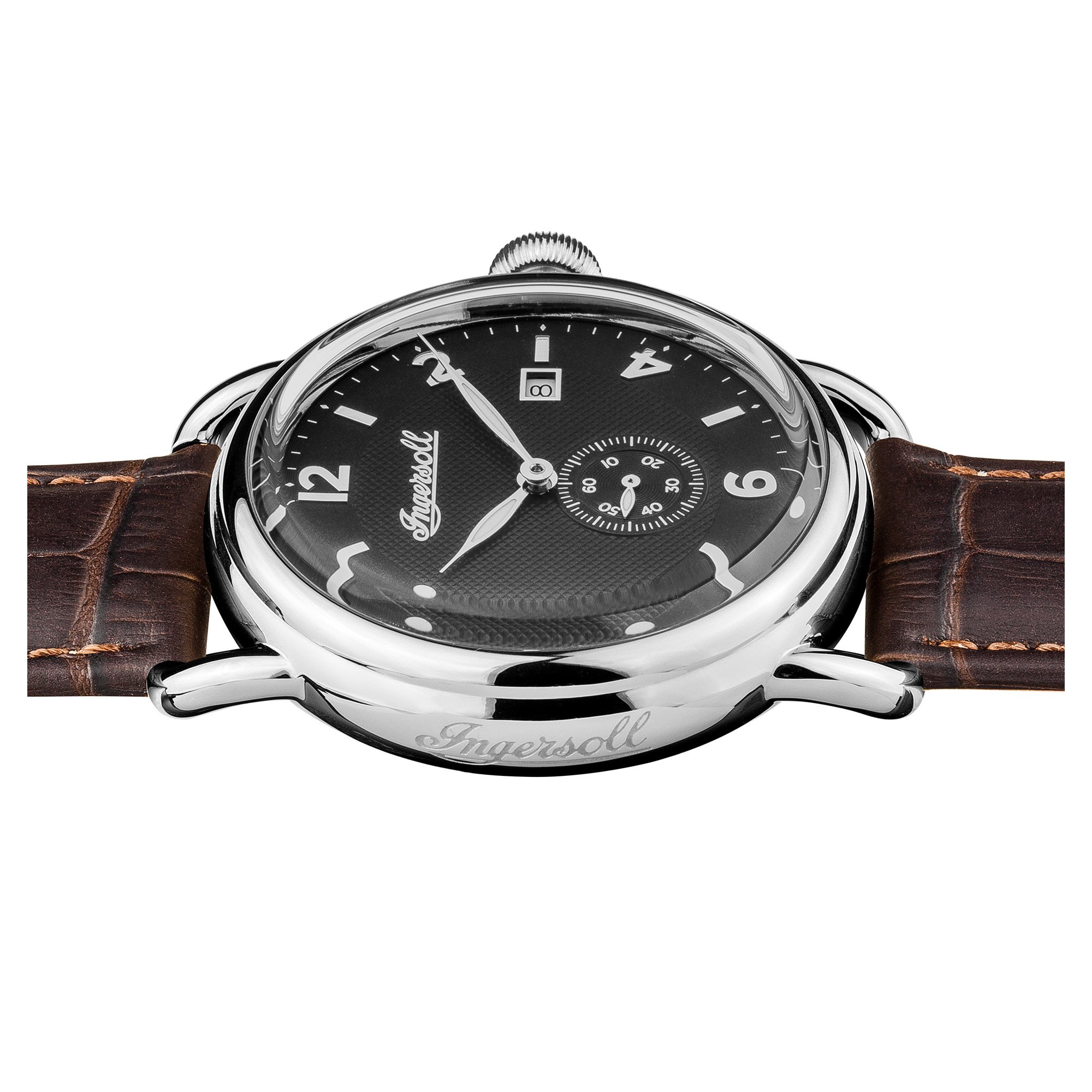 Ingersoll Herren Analog Quarz Uhr mit Leder Armband I00801 – Bild 5
