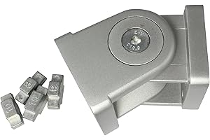 DESCONOCIDO Articulación de 40 x 40 / 8/10 cinc fundido a presión aluminio lacado