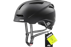 ‎UVEX uvex urban Planet LED - robuster Fahrradhelm für Damen und Herren - individuelle Größenanpassung - inkl. LED-Licht