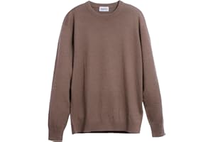 Diana Studio, Maglione Girocollo Basico - Uomo, 100% Lana Merino Extrafine, Tinta Unita, Maniche Lunghe