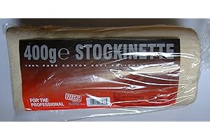 Martin Cox Stockinette 100% Pure Grade A Super Soft Cotton Polish Mutton Cloth Muslin, (400g)