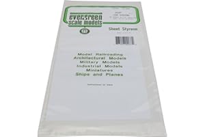 Evergreen 2037 – Structure Plaque, Ho échelle, 0.5 x 150 x 300 mm, 1 pièce