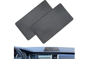DNDGDLUA Lot de 2 tapis antidérapants pour tableau de bord de voiture - Coussinets antidérapants en silicone pour décoration de voiture, téléphone portable, lunettes de soleil et clés