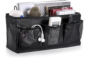 IGNPION Siatka nocna wisząca do przechowywania kieszenie na łóżko kosze dormitorium organizer na łóżko Caddy wielofunkcyjna wisząca torba do przechowywania do domu biura szkoły akademika szpitala,