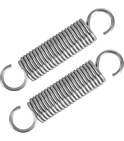 Molle A Trazione GUNGY 80mm - Acciaio Inox, Doppio Gancio, Forza 8.3kg, Set Da 2 Pezzi - Foto 3