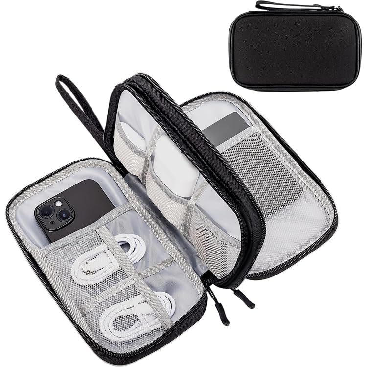 UGREEN Organizer Da Viaggio Per Cavi E Accessori - Borsa Compatta Per IPad, Smartphone, Power Bank E Altri Gadget - Foto 13