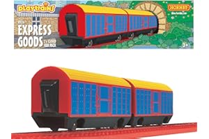 Hornby Playtrains, Pacchetto Furgone Chiuso Express Goods per Playtrains Treni a Batteria telecomandati, Set di Trenini Giocattolo per Bambini Accessori per età 3+