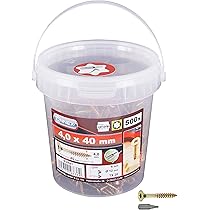 Connex Universalschrauben 5,0x70mm Senkkopf - 1kg Großpackung Verzinkt