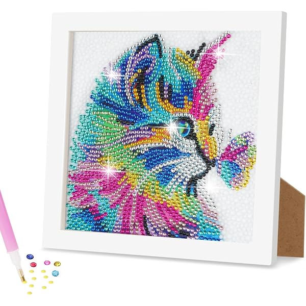 Kit Completo 5D Diamond Painting A Forma Di Farfalla, Con Strass Colorati, Dimensioni 18,5x18,5 Cm, Ideale Per Principianti E Decorazioni Da Appendere In Casa O In Giardino