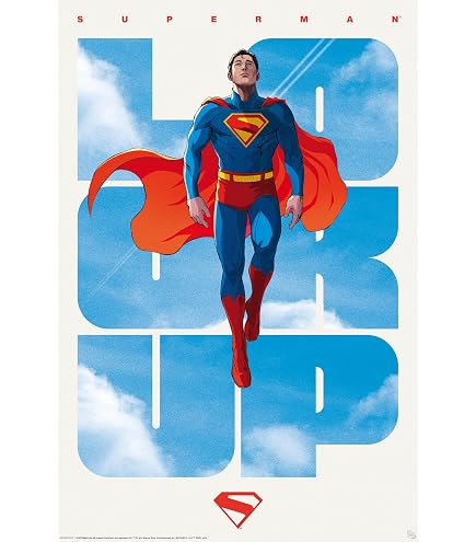Pyramid International Poster Maxi Superman – 61x91,5 Cm – Poster Ufficiale Con Logo Per Cameretta, Cinefilo O Regalo