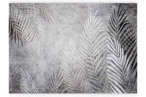 murando - Carta da Parati Adesiva Foglie 392x280 cm Fotomurali Adesivi Murali Rivestimento Parete Moderna per Pareti Adesiva Muro Decorativo Fotomurale Soggiorno Palme Astratto Natura Botanica