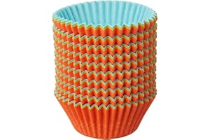 ORIGINAL KAISER Kaiser Inspiration Mini Foremki do Muffinek, Różnokolorowe, Ø 4.5 cm, 150 sztuk