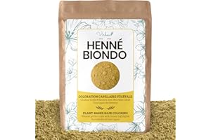 VIRHEA Henné Biondo Naturale (100 g) - Colorazione Vegetale Capelli - Colore Brillante - Cura dei Capelli Naturale