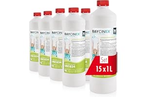 HÖFER CHEMIE 6 x 1 L Baycinex® Stabilisateur de dureté à Action Anti-calcaire pour Piscine