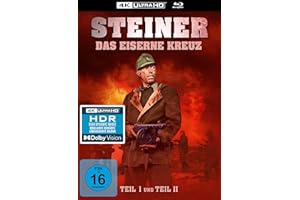 Steiner - Das Eiserne Kreuz - Teil 1+2 - 4-Disc Limited Edition Mediabook (4K Ultra HD / 2 Blu-rays / Bonus-Blu-ray)