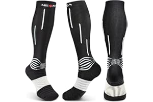 NEENCA Kompressionsstrümpfe(20-30mmhg), Medizinische Kompressionssocken Damen & Herren Stützstrümpfe zur Erholung von Verletzungen & Schmerzlinderung, Sportschutz, Laufen, Sport, Flug – 1 Paar