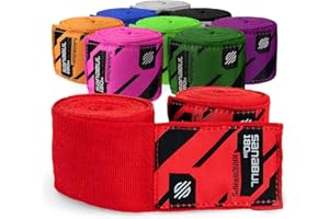 Sanabul Bendaggi Elastici Professionali per Boxe, Kickboxing, Muay Thai, MMA 450 cm