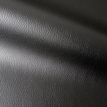 Tissu Similicuir Ameublement 1.6x1 M - Imitation Cuir Pour Chaises, Canapés, Extérieur - Noir, Vendu Au Mètre, Facile à Couper Et Coudre