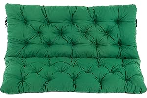 AMBIENTEHOME Ambient home Coussin pour Banc de jardin HANKO Vert 120 x 95 x 8 cm 90360