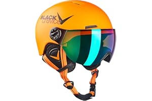 Black Crevice Leogang - Casco da Sci per Bambini, Unisex