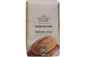 Wright's Baking Premium White Bread Mix 500g (Pack of 5)